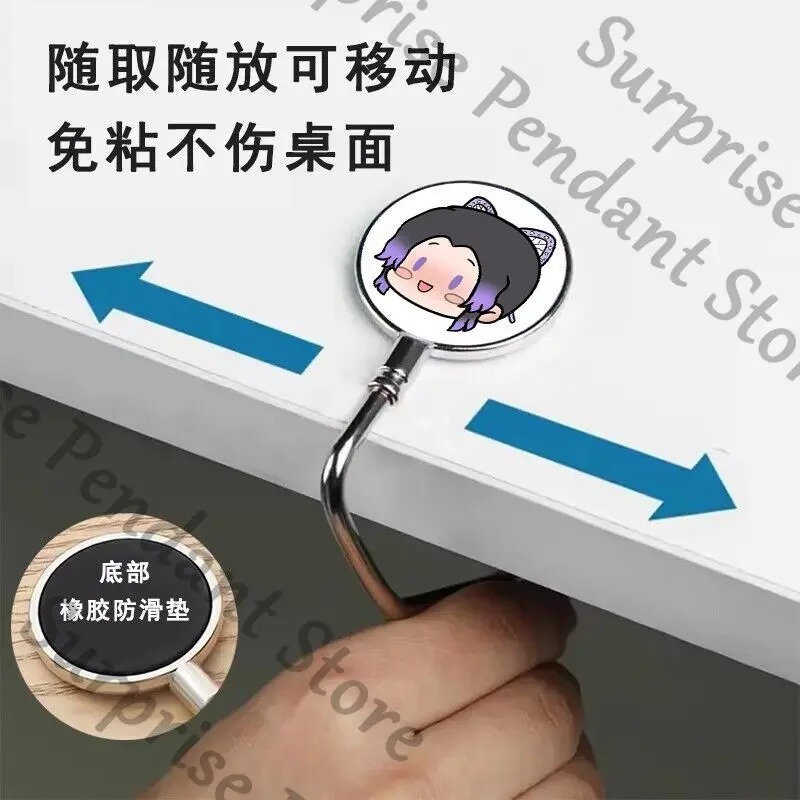 Demon Slayer Anime ambitus student by the table Tokitou Muichirou Tomioka Giyuu Iguro Obanai schoolbag hook