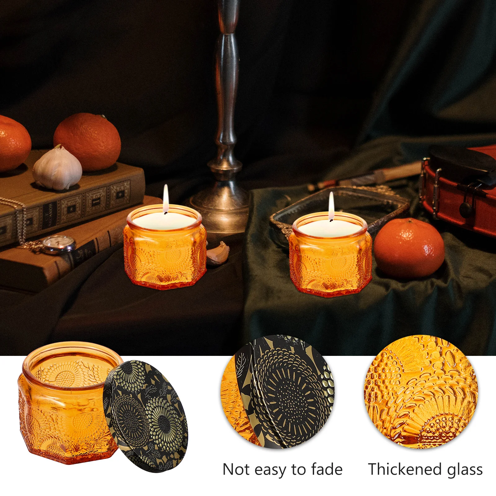 

7Pcs Quality Glass Aromatic Jars Reusable Compact Design for Crafting Decor Making Jar Storage Jar