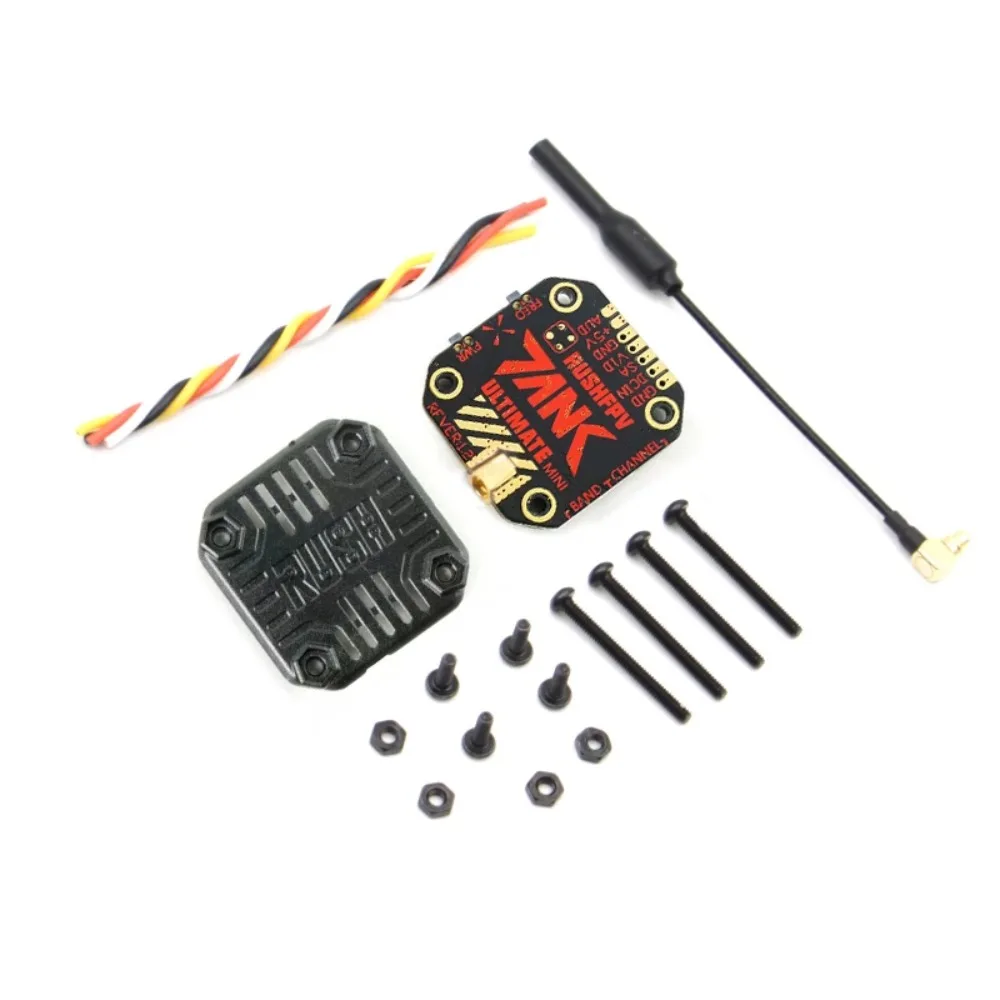 RUSH TANK Ultimate II/Mini/ PLUS/solo VTX 5.8GHz 48CH 2-8s 800mW/1.6W Video Transmitter cherry antenna for FPV Racing Drone view 5