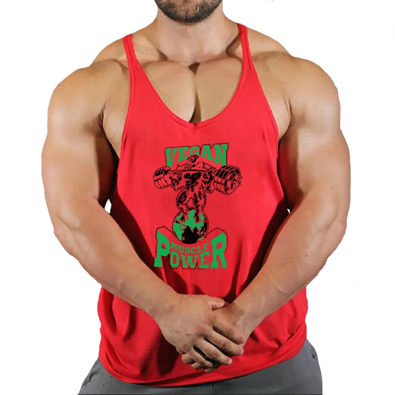 New Arrivals Bodybuilding stringer tank top Gym sleeveless shirt men Fitness Running Vest Singlet sportswear workout tanktop