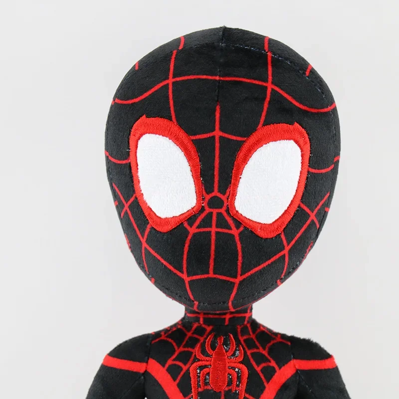 30CM Anime Avengers Spiderman Plüschtiere Into the Spider-Verse Gwen Peter Parker Noir Puppen Weiches Stofftier für Kinder Geschenk!!! – Detail 8