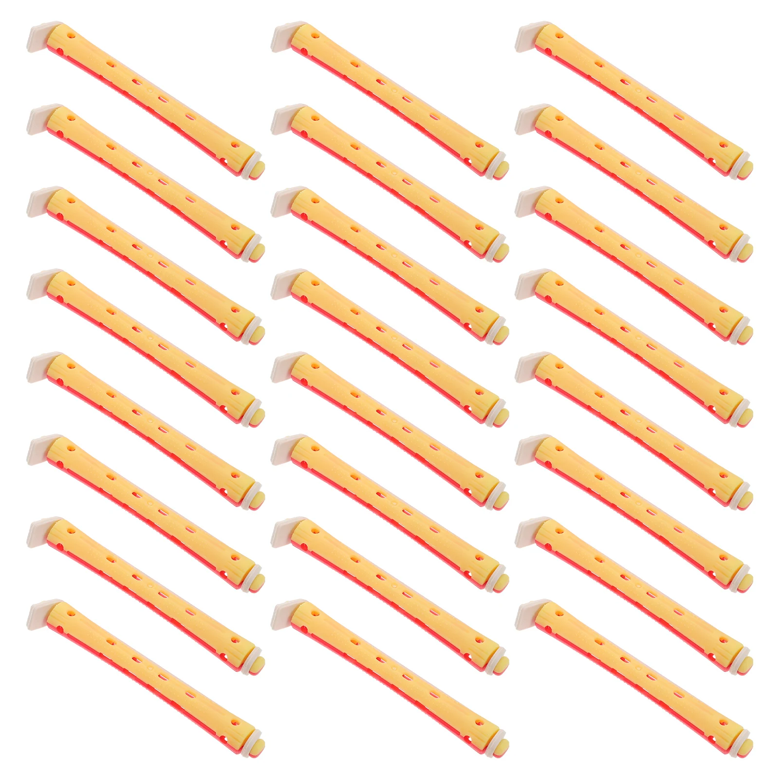 

24 Pcs Hollow Hair Curlers Perm Rods Plastic Styling Tools Rollers Set Heatless Curls for Short Hair Natural Wavy