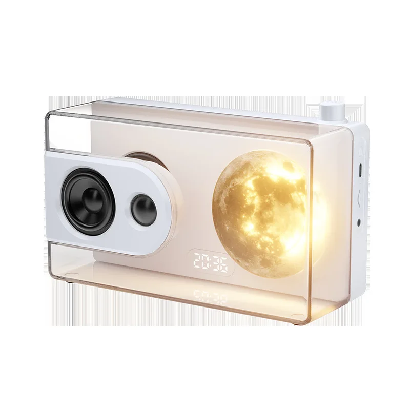 

M6 Moonlight Treasure Box Transparent Bluetooth Audio Wireless Bluetooth Speaker Desktop Subwoofer Computer Comes With