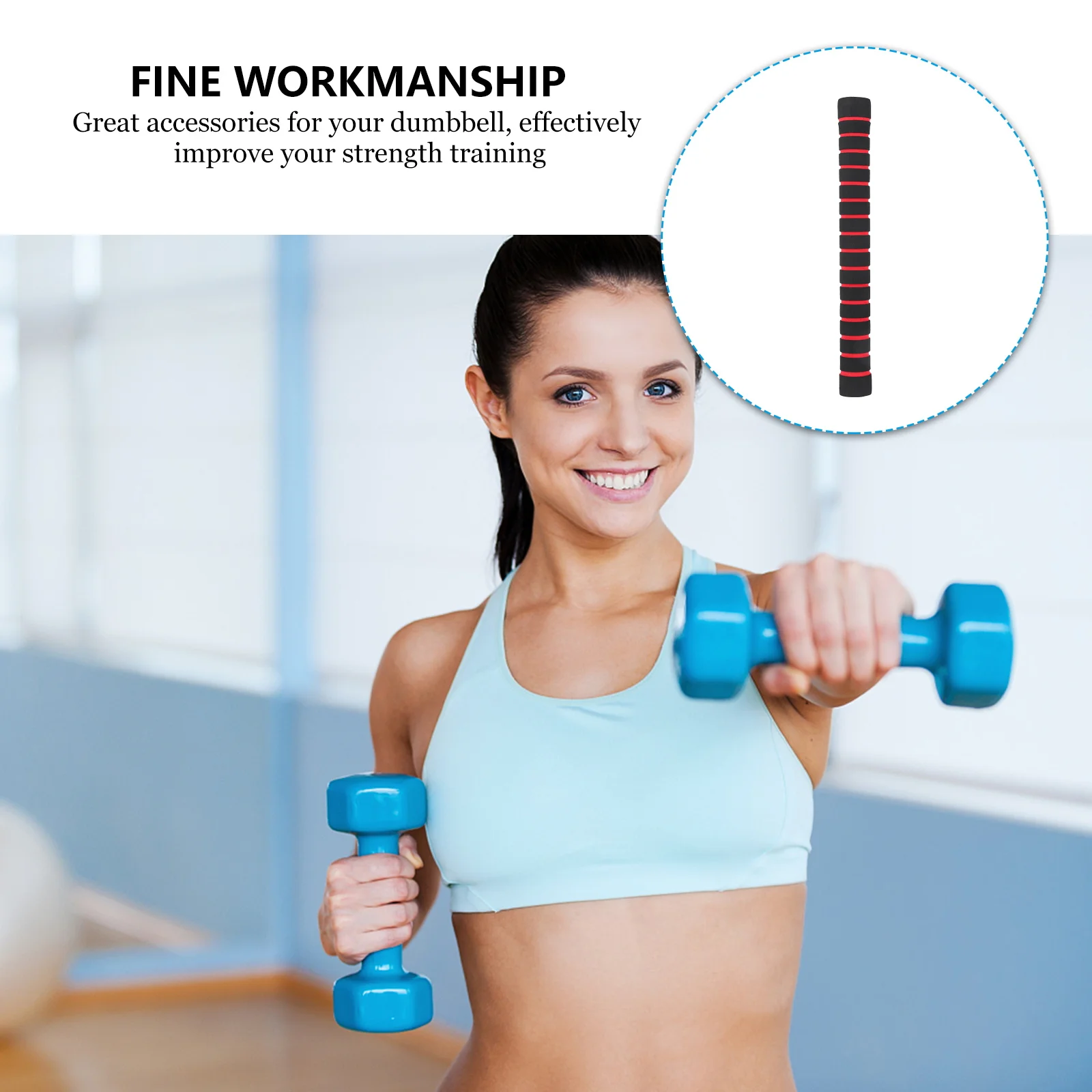 

Connecting 40CM Dumbbell Bar Extension Universal Universal Dumbbell Connector Connector Accessories Fitness Equipment
