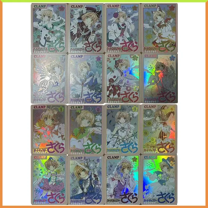 

Аниме История Богини DIY ACG Настольная игра Лазерная карта преломления Киномото Сакура Игрушки для мальчиков Коллекционная карта Подарок на день рождения