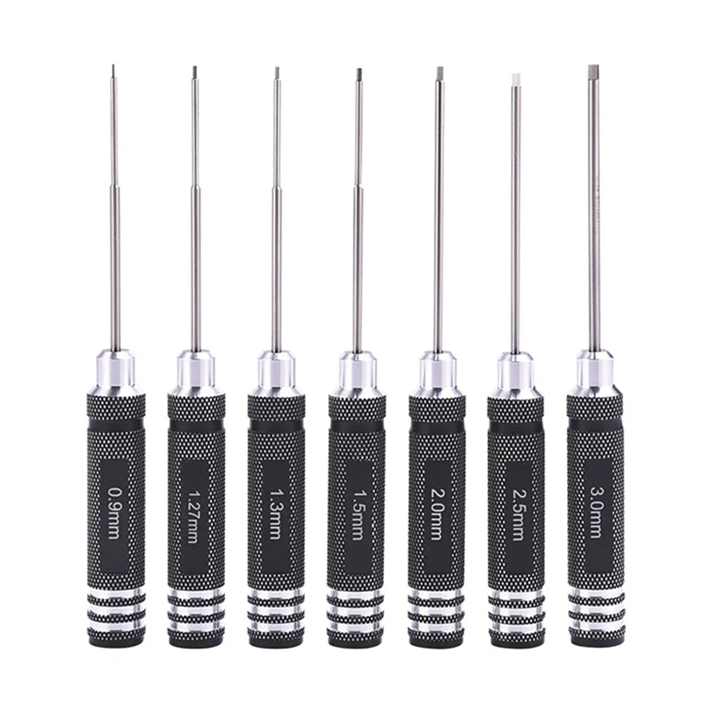 1 Piece Set 0.9/1.27/1.3/1.5/2.0/2.5/3.0mm RC Tools Hex Screw Driver Wrench Screwdriver For RC Helicopter Plane Transmitter Car