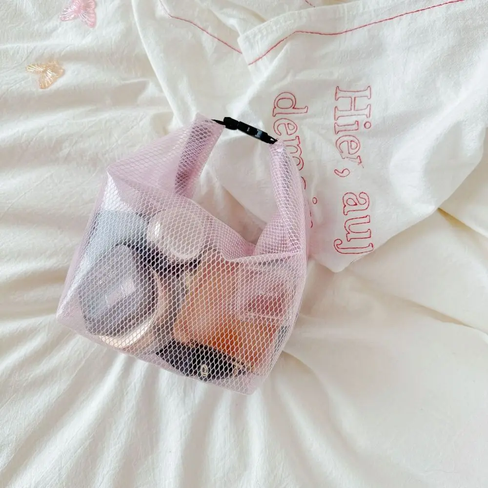 Waterproof Large Clear Tote Bag Handle Large Capacity PVC Handbag Lightweight Easy To Clean Handy Laundry Organizer Work