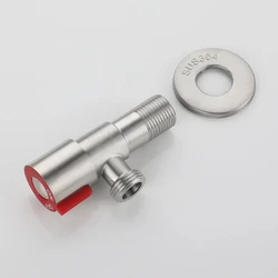 Stainless Steel Hot Cold Inlet Valve Toilet Filling Angle Valves Sink Basin Water Heater Faucet for Kitchen Bathroom Accessories