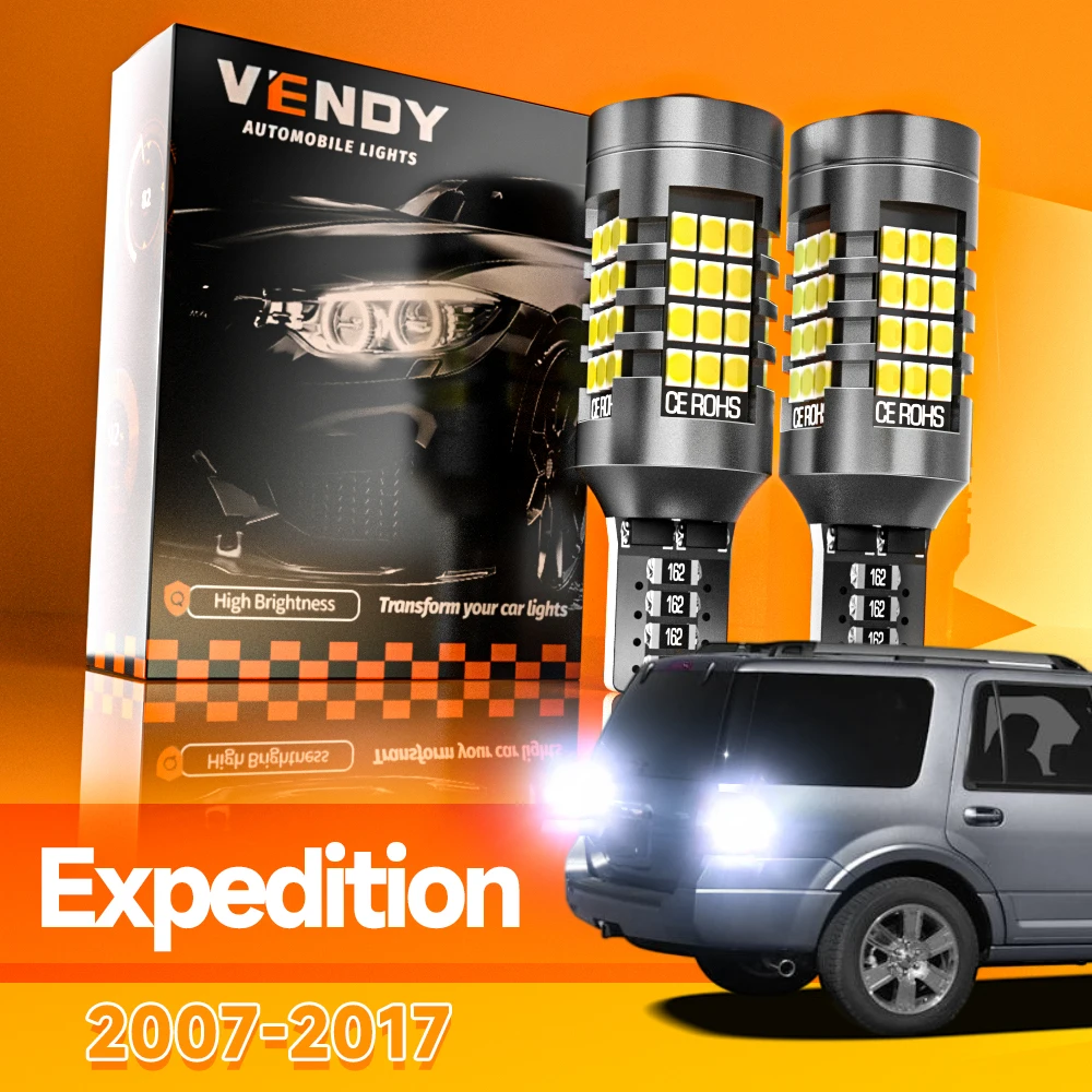 2pcs For Ford Expedition 2007-2017 LED Reverse Light Backup Lamp 2008 2009 2010 2011 2012 2013 2014 2015 2016 Canbus Accessories