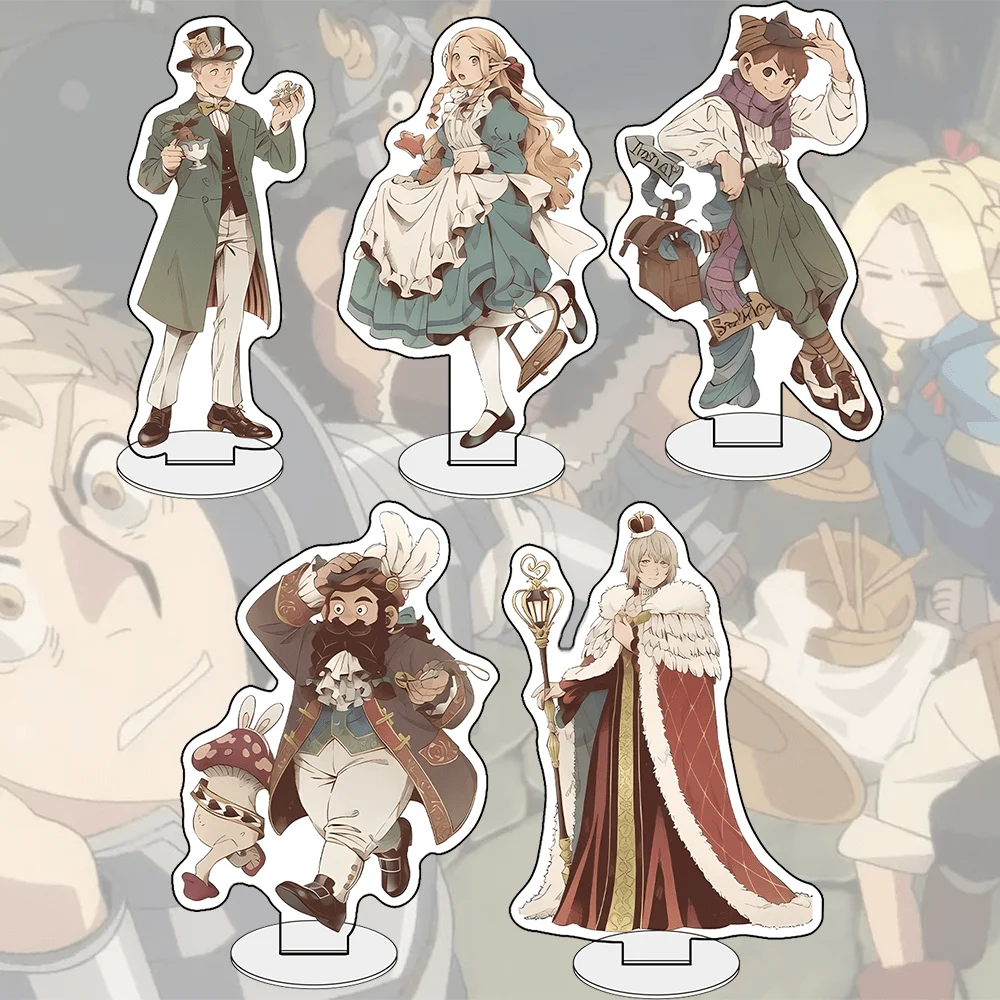 

Delicious in Dungeon Laios Mad Hatter Tea Ver 15cm Acrylic Stand Keychain Handsome Male Otaku Collectible Tabletop Gift