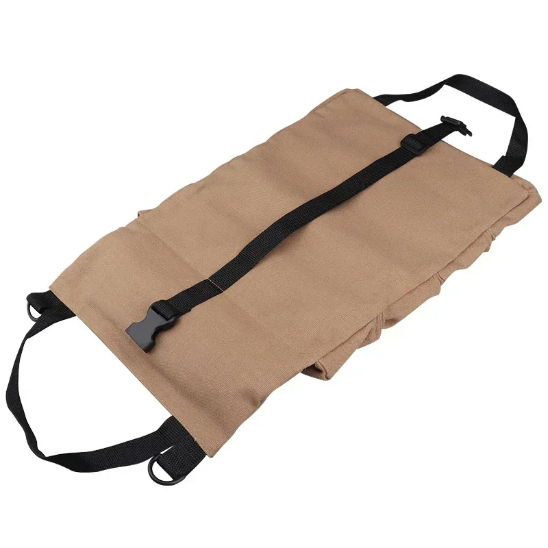 Portable Tool Roll Bag Pouch Wrench Screwdriver Pliers Roll Bags Case Canvas Roll Tool Bag Organizer Tools Storage Bag Case