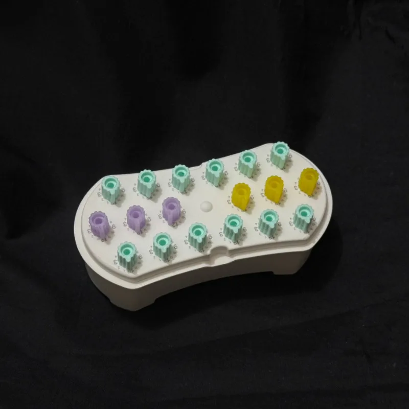 

Коробка для подсчета стоматологических эндодонтических файлов, 18 отверстий, автоклавируемая, термостойкая, держатель для дезинфекции и стерилизации