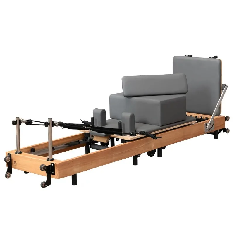 Pilates Core Bed Movable Home Reformer Yoga Fitness Training Equipment - Enhance Core Strength Body Workout