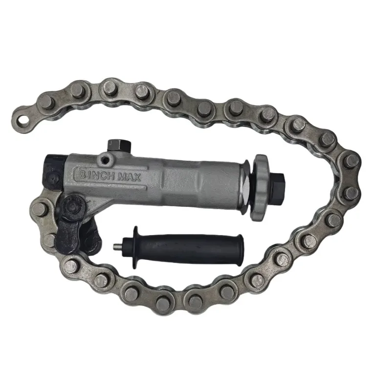 Newly upgraded second-generation chain pipe cutter, special tool for cutting cast iron pipes with narrow renovation