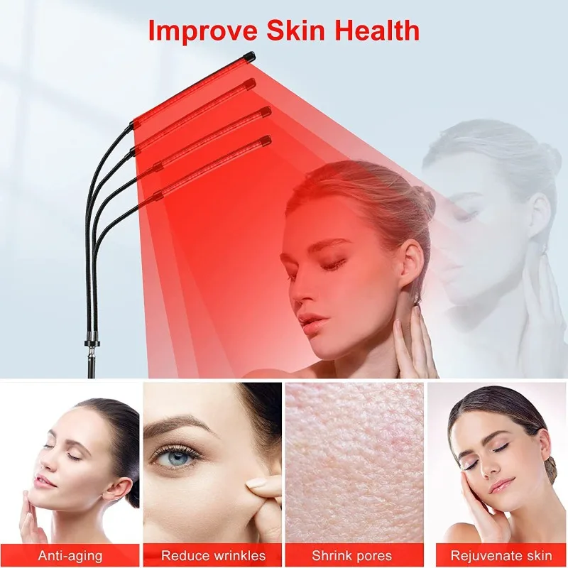 External physiotherapy lamp Beauty lamp Red light control Pulse infrared irradiation Photon infrared floor lamp Red light