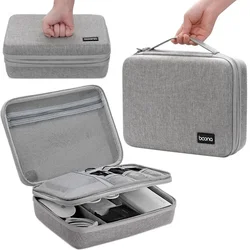 Portable Carrying Case Shockproof Storage Bag Waterproof PU Leather Shoulder Bag Anti-scratch for DJI Mini 3 Pro/Mini 3 RC Case