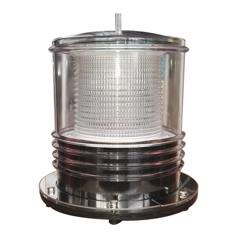 

Marine Solar 3-Colored LED Lamp Strobe Light Beacon Signal Warning Tower NavigationMast