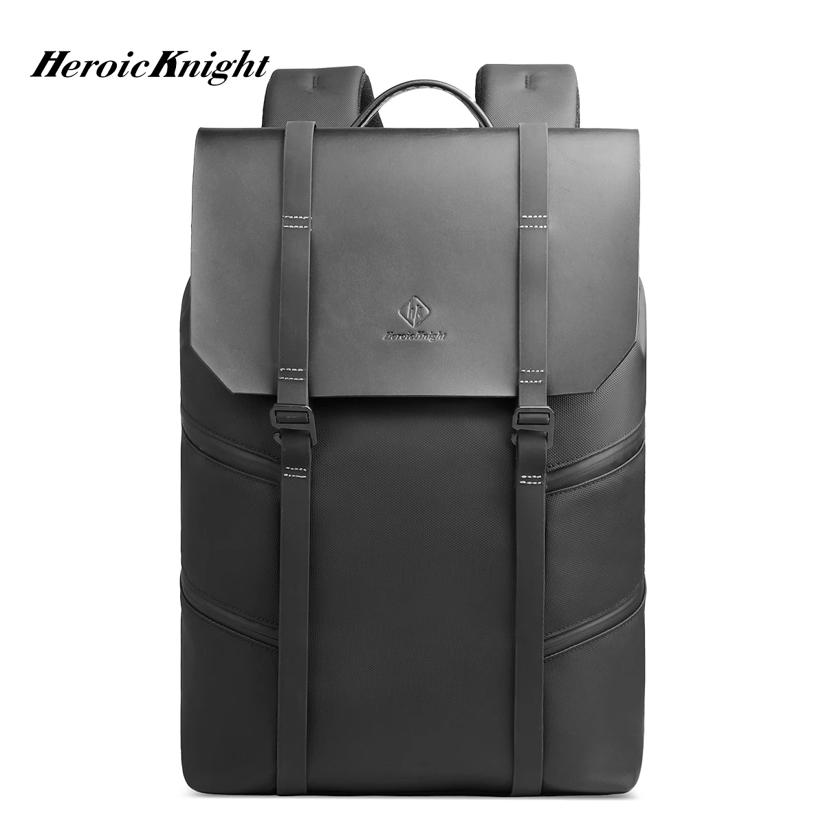 Heroic Knight New Fashion Flap Business Backpack Waterproof Men Work Computer Backpack for 15.6\