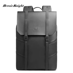 Heroic Knight New Fashion Flap Business Backpack Waterproof Men Work Computer Backpack for 15.6