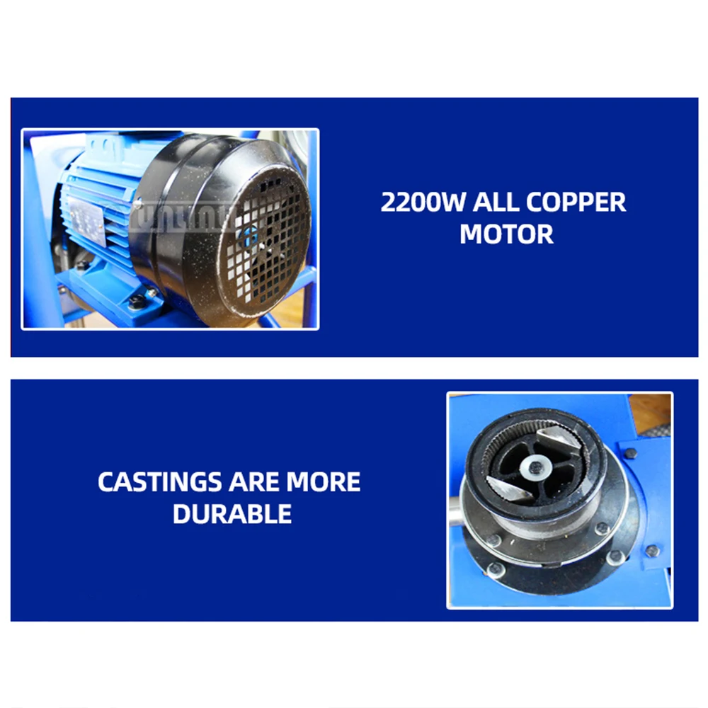 220V Electric Putty Coating Particle Grinding Machine Airless Spraying Machine for Putty Powder Paste Home Improvement Tool