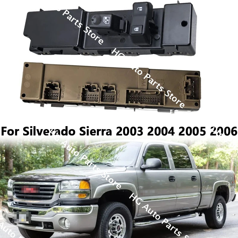 

For Silverado Sierra 2003-2005 2006 OEM 15126420 19115820 920-025 Front Right RH Power Window Switch Window Control Switch