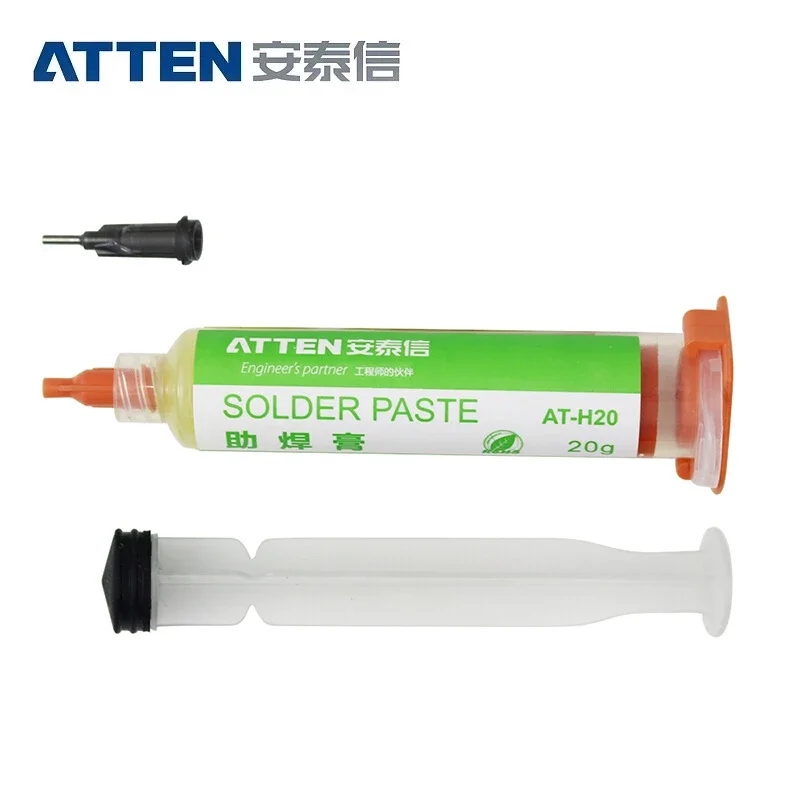 ATTEN Soldering paste AT-H20/AT-H40/AT-H60 Rosin soldering flux High-purity soldering paste Soldering aids