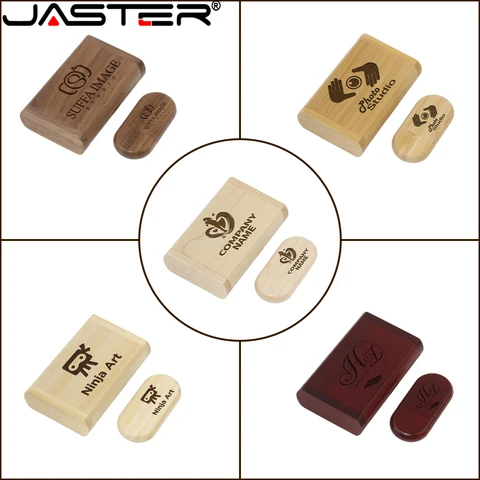 JASTER 128 ГБ деревянная USB 2.0 флешка — детальный вид товара