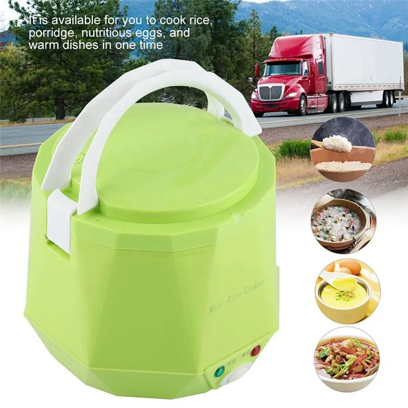 A11E-Traveling Rice Cooker 12V Multi-Function Car Rice Cooker Car And Home Dual-Use Self-Driving Tour