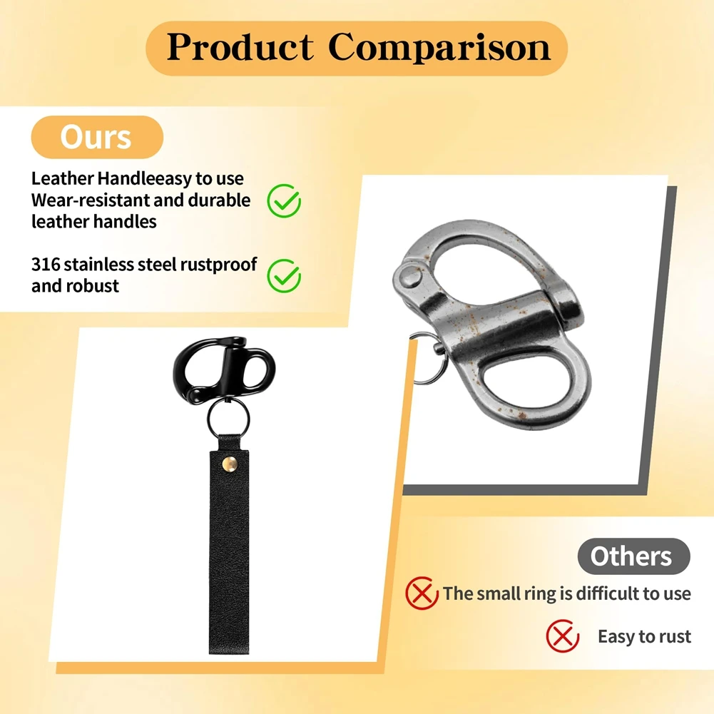 

Popular_Quick Release Clip Shackle for SCBA Mask - Firefighter & Marine Gear