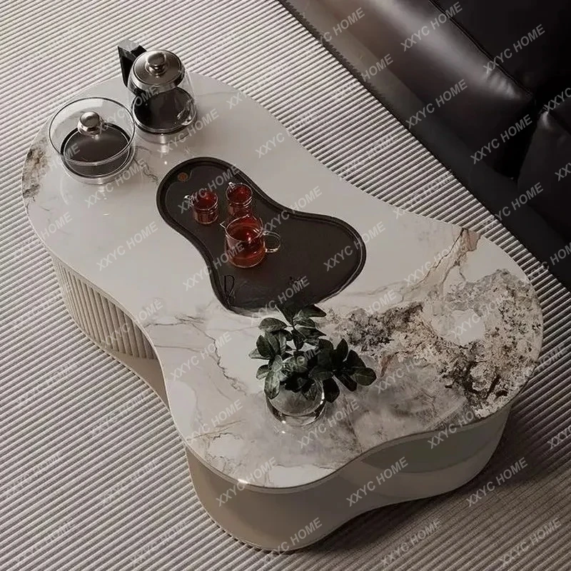 LJYLight luxury rock slab cloud tea kung fu tea several combinations simple modern home