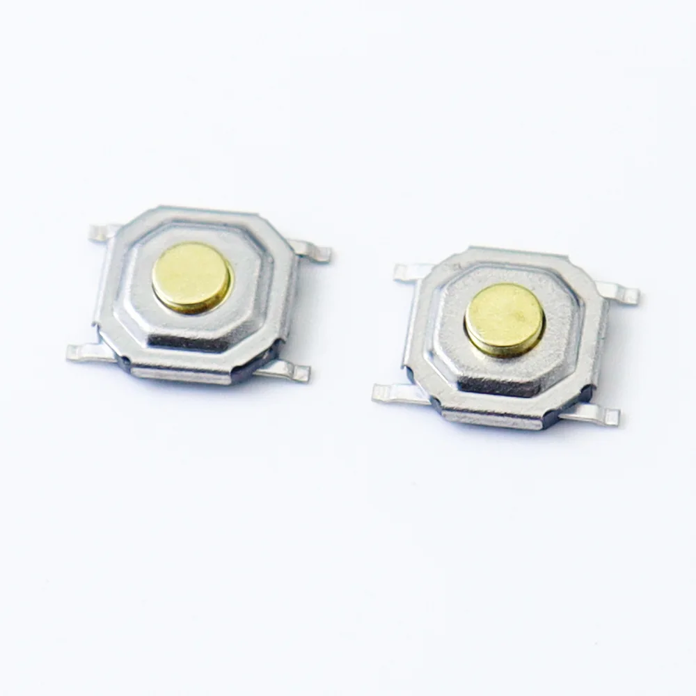 Microinterruttore 20/50/100/200pcs SMT 4*4 * H1.5/1.6/1.7/1.8/1.9/2.0/2.5/3.0mm interruttore a pulsante tattile momentaneo in metallo SMT limite 4pin