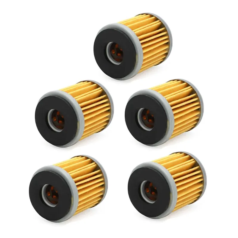 5PCS Motorcycle Oil Filter for Yamaha YFZ450 YFZ450R YFZ450W YFZ450X YZ250F YZ450F WR250F HUSQVARNA TE125 SMS4 125 2007-2013