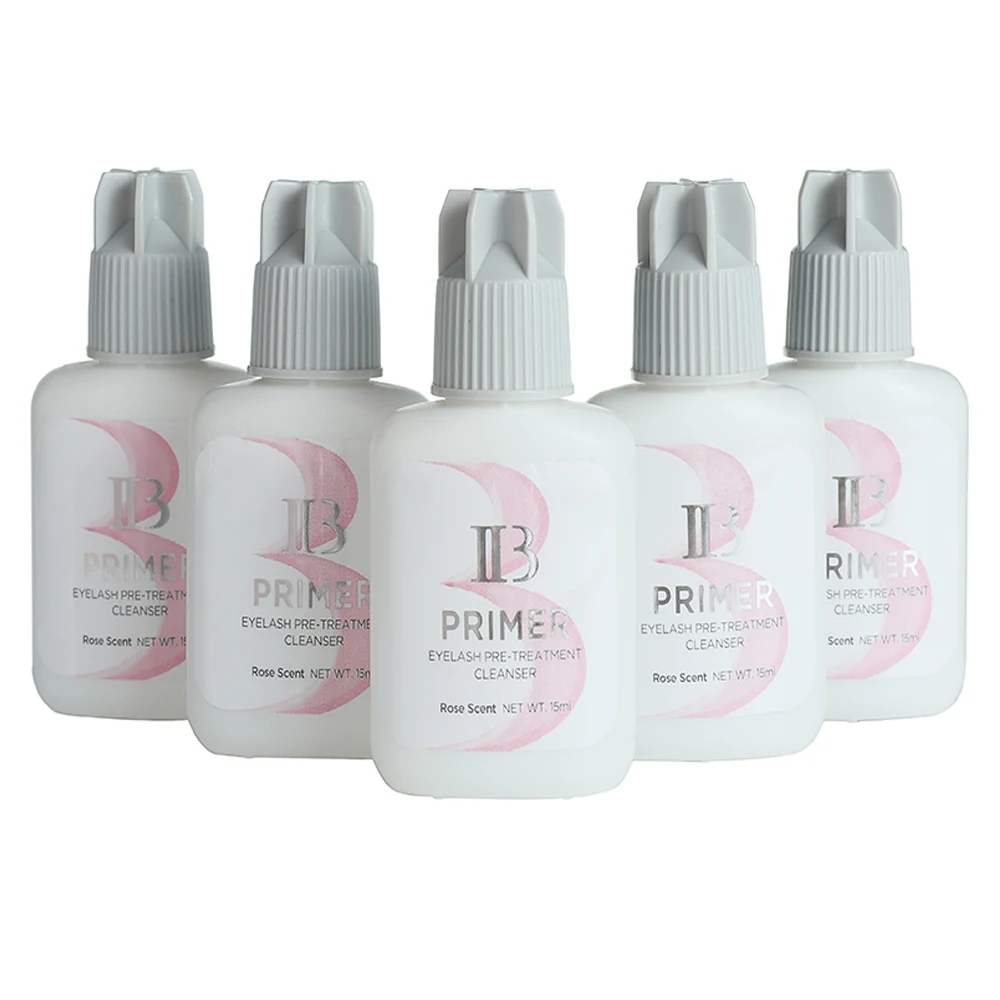 5pcs Rose Scent I Beauty Eyelash Pre-Treatment Cleanser Eyelashes Extension Clear Primer Original Pre Long