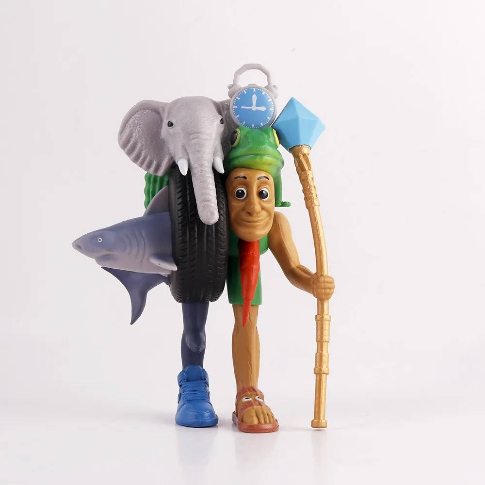 زخرفة مدمجة الكل في واحد من Brainrot، تمثال فريد قابل للجمع، هدية مثالية لأعياد ميلاد الهالوين وأعياد الميلاد وسطح المكتب #1