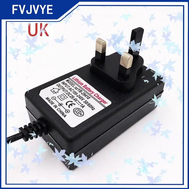 29.4V 1A Scooter Balance Car Electric Connector Convertible Light Lithium Battery Charger DC5.5*2.5mm EU/UK/US Power Adapter A2