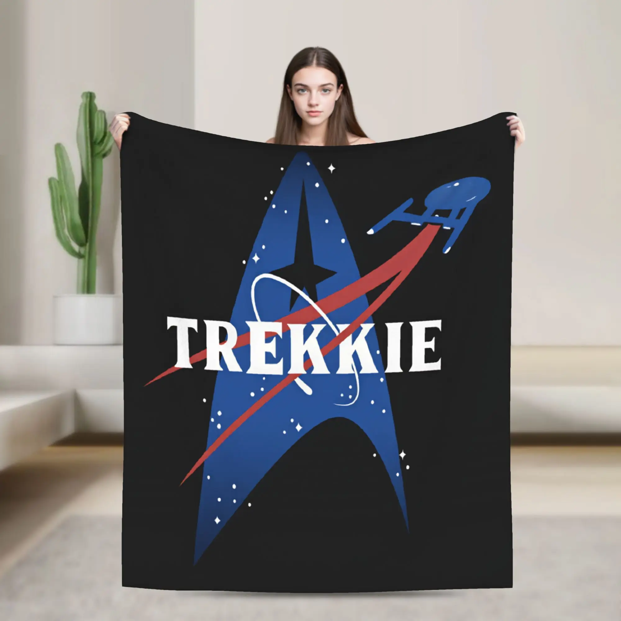 S-Star T-Trek Ship Movie  Blankets  Travel Flannel Throw Blanket For Bedroom Super Soft Design Quality Bedspread Gift Idea