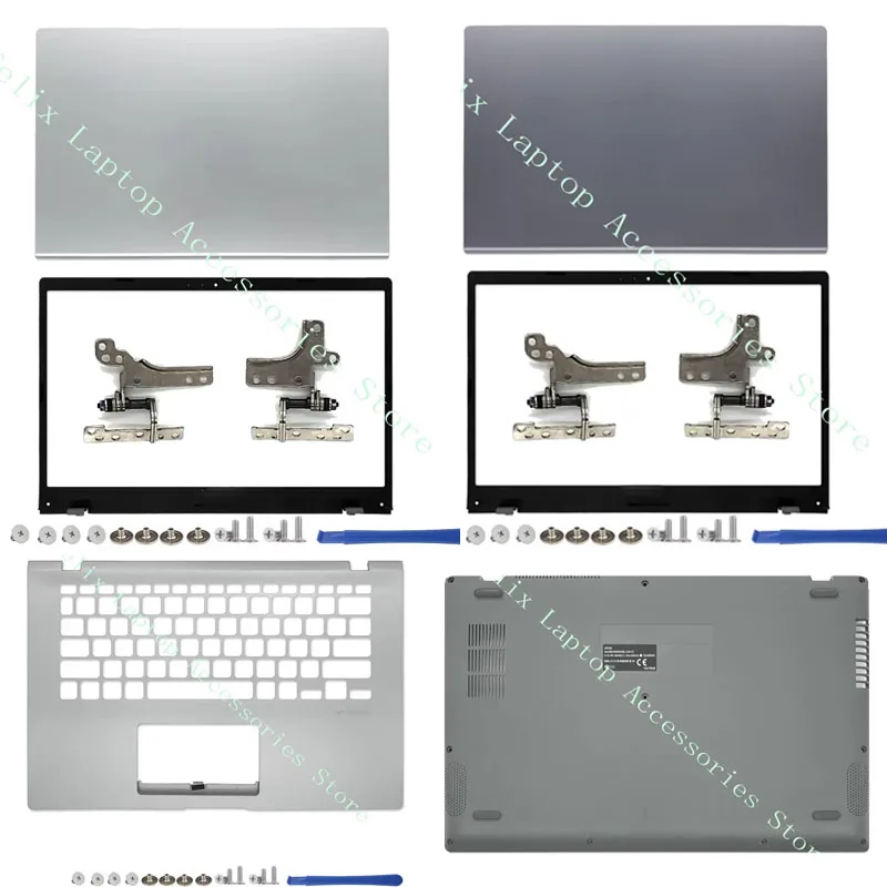 NEW For M409 X409 X409F X409MA Y4200J Y4200F Laptop LCD Back Cover Front Bezel Hinges Palmrest Bottom Case 14in Silver/Gray