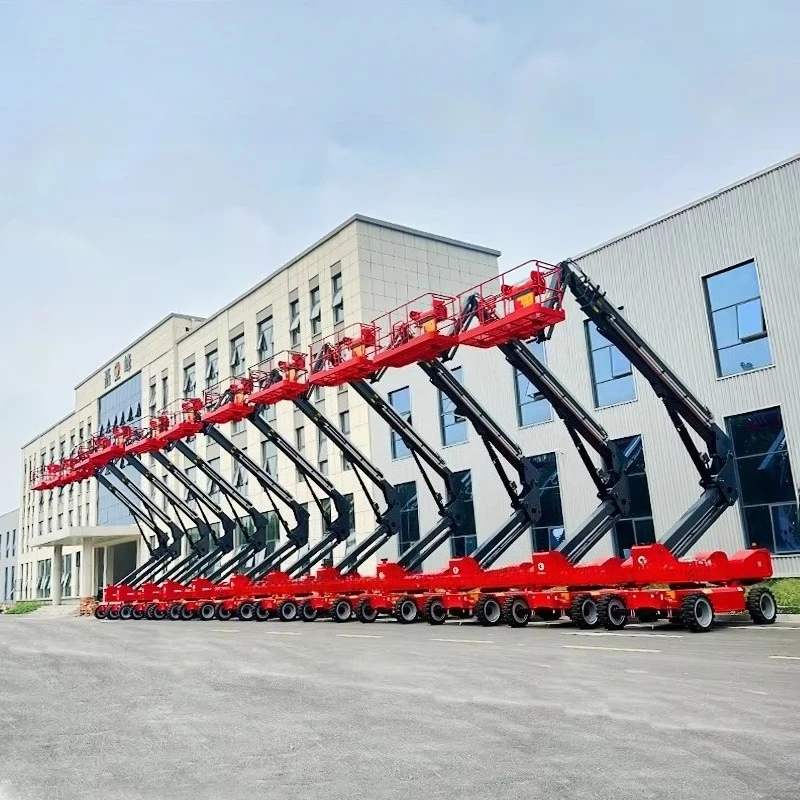 8m/12m/14m/16m Factory Electric Hydraulic Articulated Boom Lift Curved Arm Elevator Articulating Arm Man Lift Rental