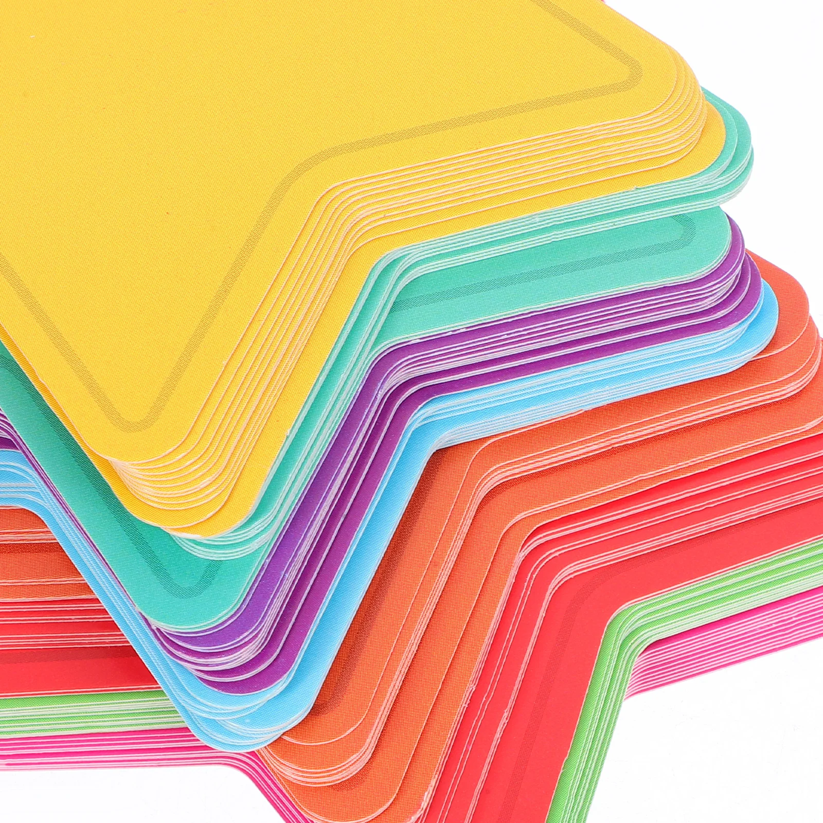 108Pcs Star Bulletin Board Accents Unique Shaped Cutouts Bright Decorative Stars for Office Workplace Classroom Events Freedom