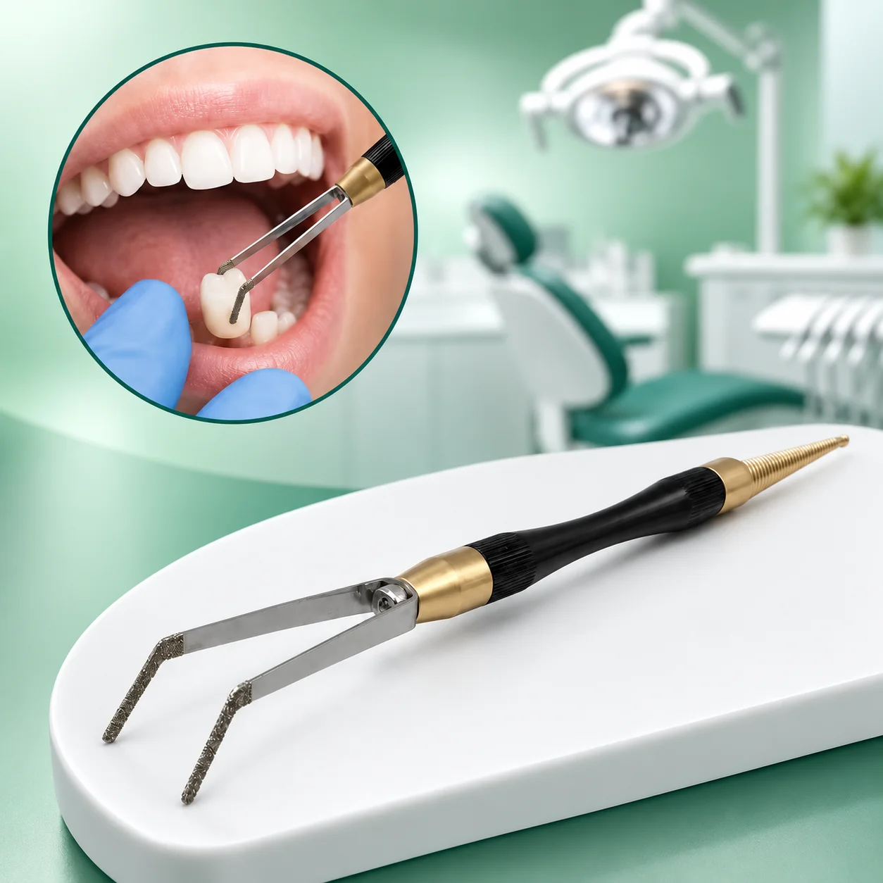 Stainless Steel Dental Crown Holding Forceps Tweezers for Veneer Crown Bridge Dental Lab Clinic Tooth Restoration Instruments