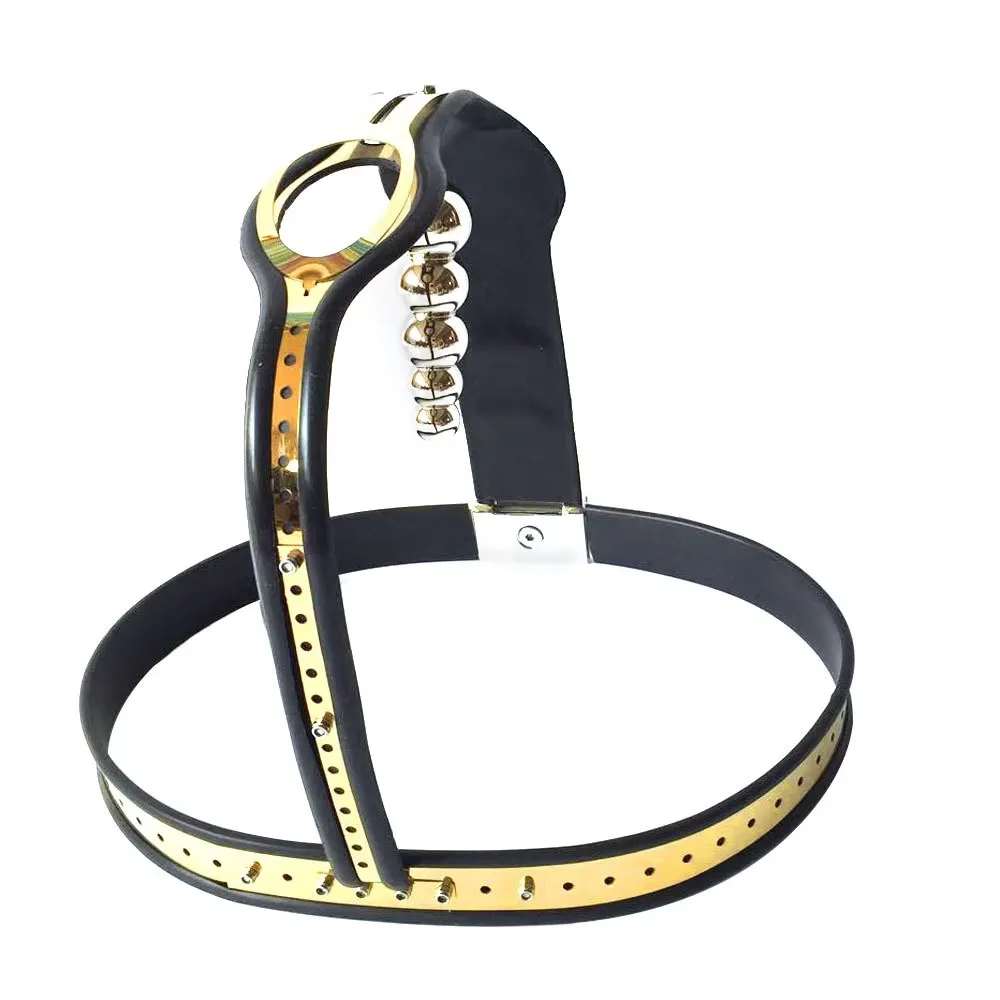 أنثى حزام العفة لعبة الجنس الكبار أنثى T على شكل قفل العفة غير مرئية لعبة الجنس القابلة للإدراج #5