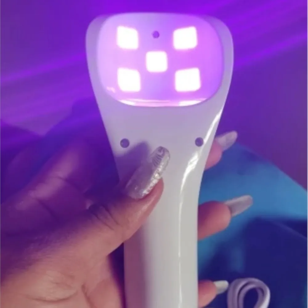 Lampada a Led UV portatile portatile 5LED 10W lampada per asciugare le unghie asciugatura rapida tutto Gel Polish Cure asciugatrice per unghie macchina per Manicure fototerapia