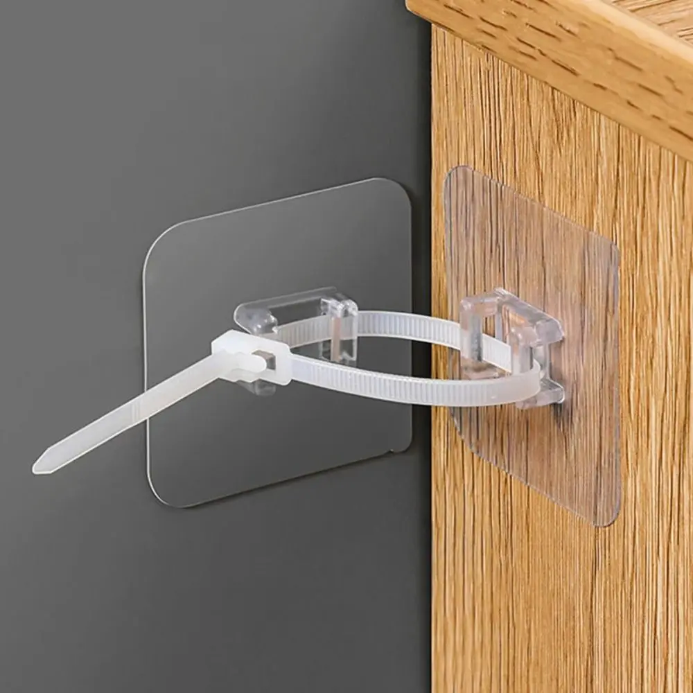 5PCS Wall-Mounted Curtain Rod Bracket Nail-Free Strong Self-adhesive Adjustable Holder ABS Transparent Seamless Hook