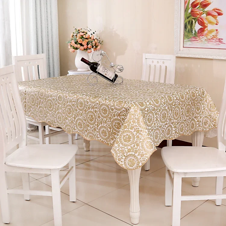 

Oil-proof Waterproof Simple Rectangular Household Tablecloth