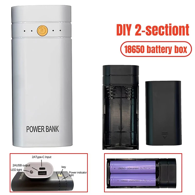 2X 18650 Portable P…