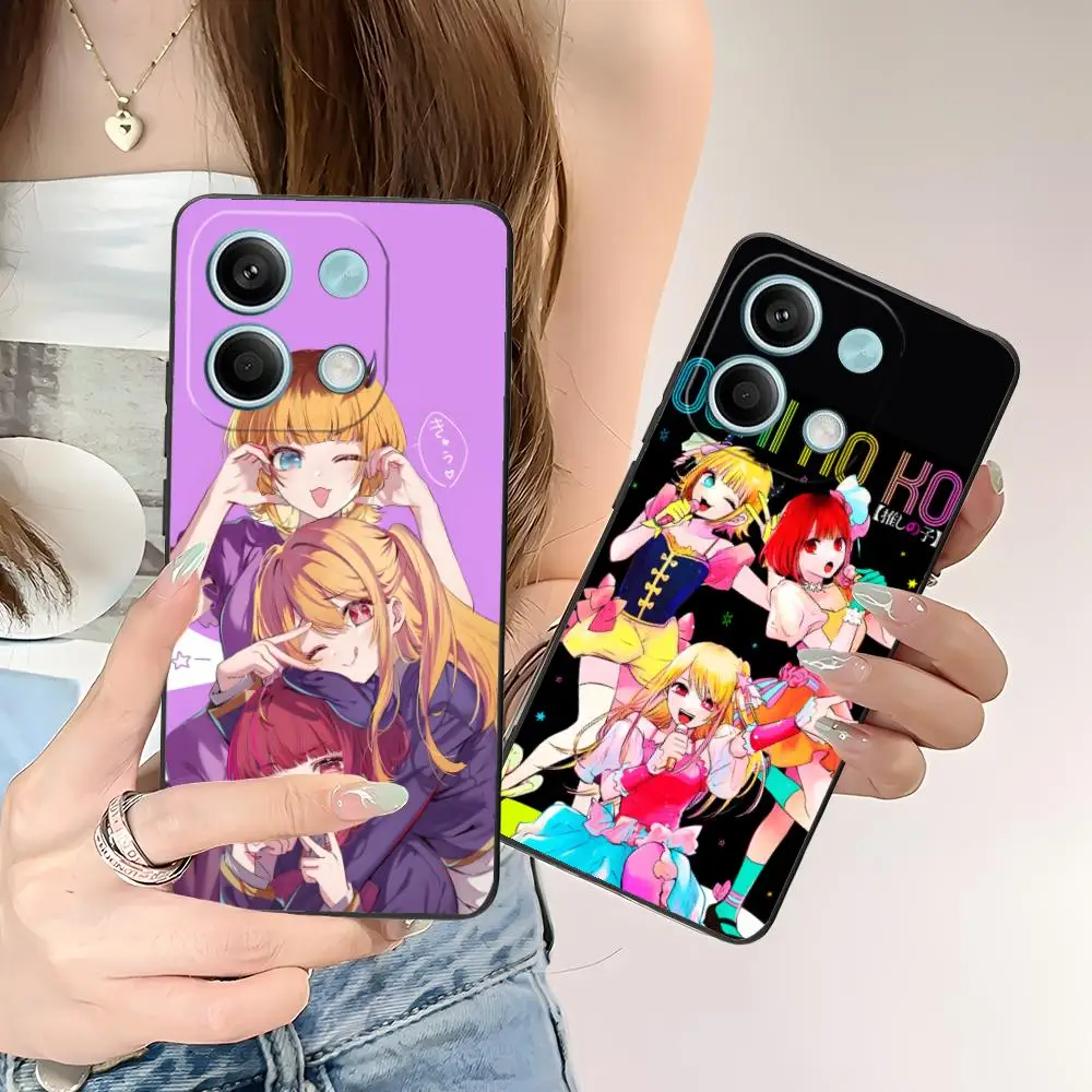 

Oshi no ko B-Komachi Phone Case for POCO M6 M5 M4 M3 X7 X6 X5 X4 X3 F6 F5 F4 Pro GT 5G Colour Protective Pretty Cover Luxury