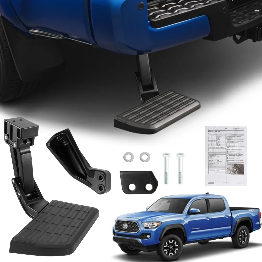 Retractable Truck Tailgate Bed Step For Toyota Tacoma 2012-2022 PT392-35100 Rear Truck Bed Exterior Pedal Durable Aluminum alloy