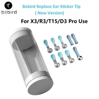 T15 Ear Tips Accessory,Bebird Original R3 X3 C3 B2 X17 M9pro Visual Earpick EarCare Ear Cleaner Replace Tip Tool 9 Pieces 1 Set