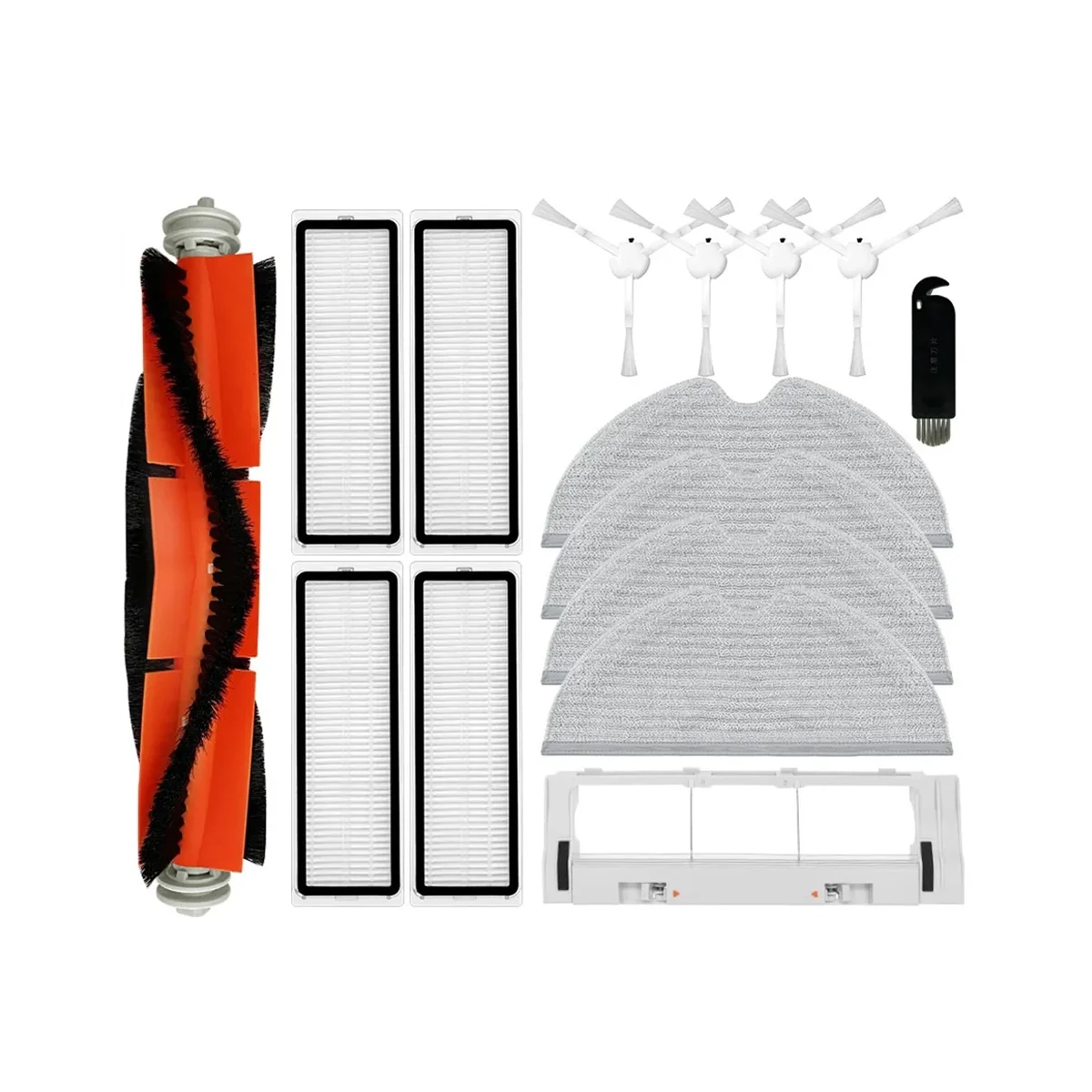 XMSTJQR2C-Brosse latérale principale, filtre Hepa, couvercle de chiffon, aspirateur Mi Robot, vadrouille, vadrouille, vadrouille 2, vadrouille 2 Pro +, vadrouille 2 Pro +, vadrouille 2 Pro +, vadrouille, vadrouille 2C 1T