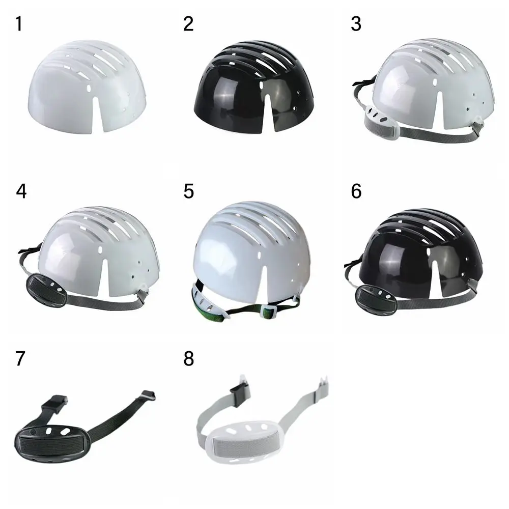 PE Safety Helmet Lining Anti-collision Lightweight Work Safe Protective Hat White Grey Protective Head Mandibular Band